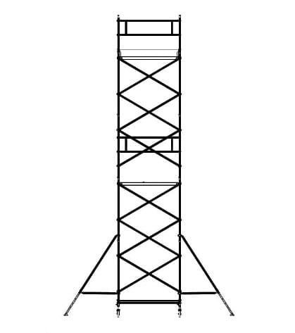 Aluberg bokšteliai mobilūs pastoliai 1370-1000