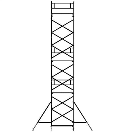 Aluberg mobilūs pastoliai bokšteliai bokštelis 1370-1200